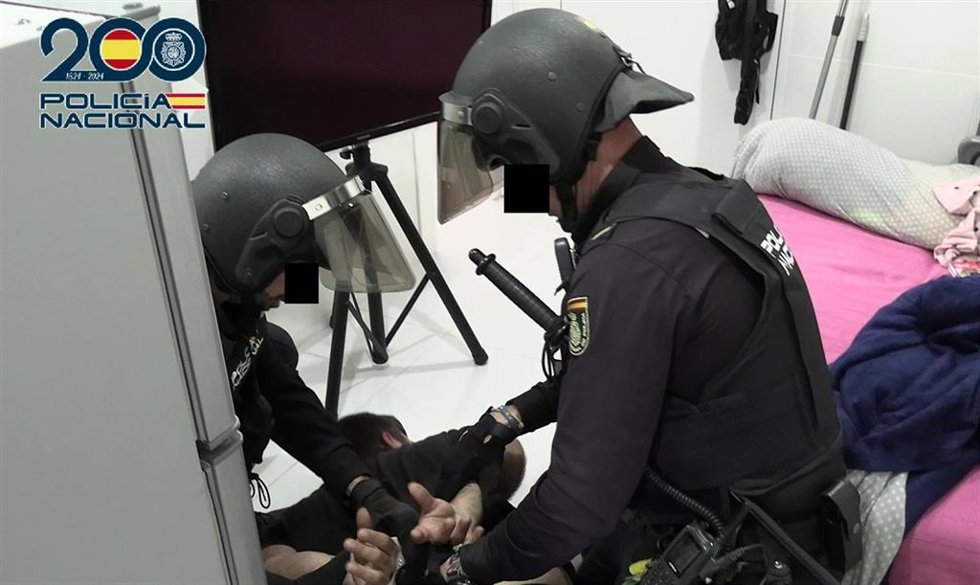 Momento de la detención