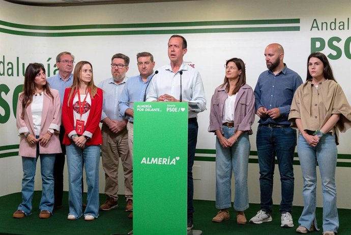 El secretario general del PSOE de Almería, José María Martín.