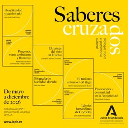 Programación de 'Saberes Cruzados. Diálogo sobre el patrimonio cultural'.