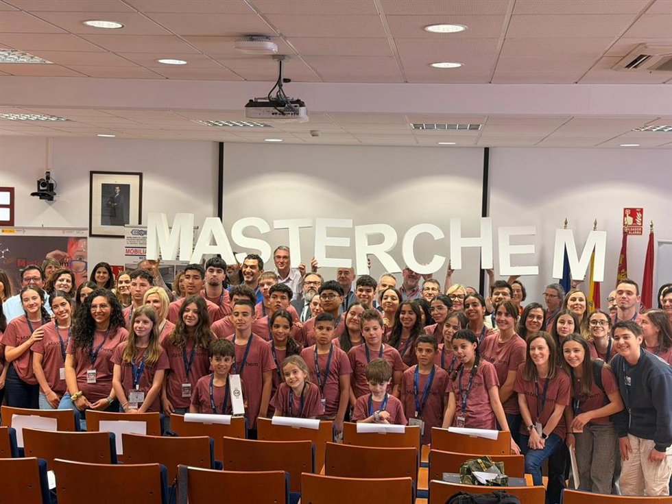 Participantes de la octava edición de Masterchem, el concurso de química de la Universidad de Murcia