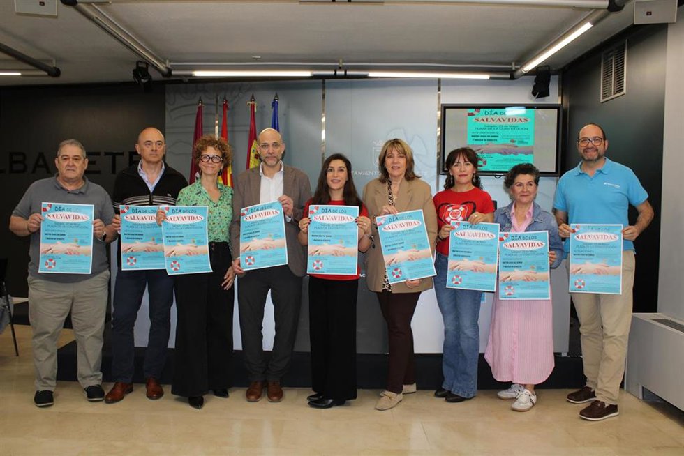 Presentación del 'Día del Salvavidas' de Albacete.