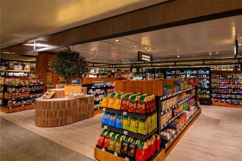 Lineal de productos en El Corte Inglés