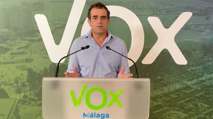 Archivo - El presidente de Vox Málaga, Antonio Sevilla, en una imagen de archivo. 