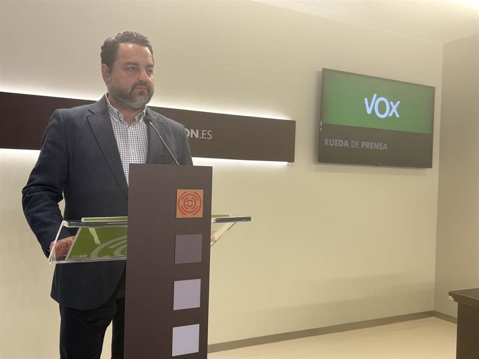 El diputado de Vox en las Cortes de Aragón, David Arranz.