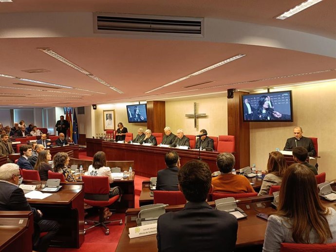 Los obispos durante la entrega de los Premios ¡Bravo! 2025.