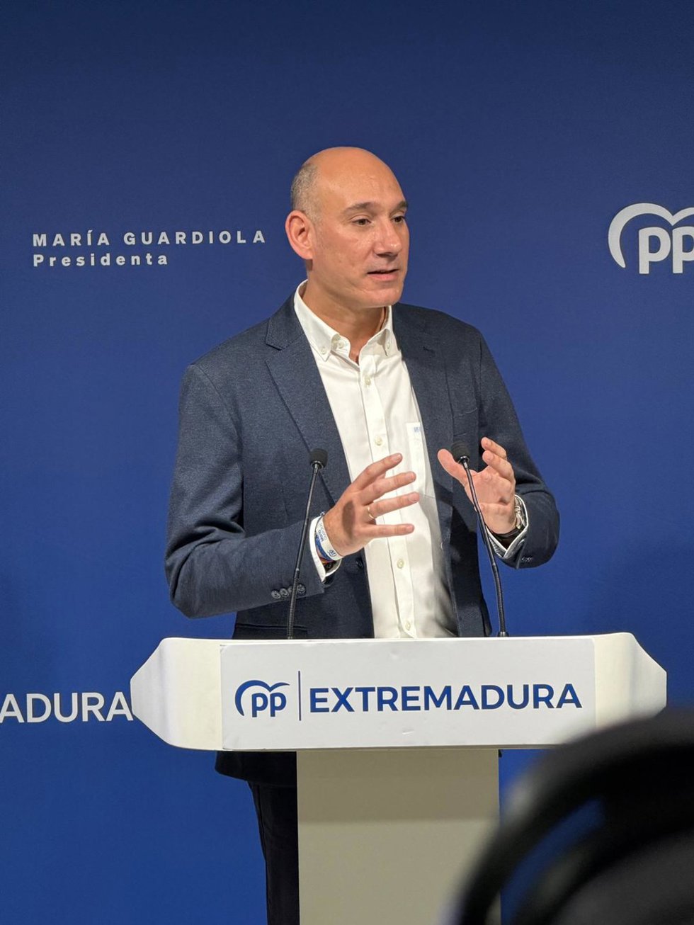 El portavoz del PP de Extremadura, José Angel Sánchez Juliá, en una foto de archivo
