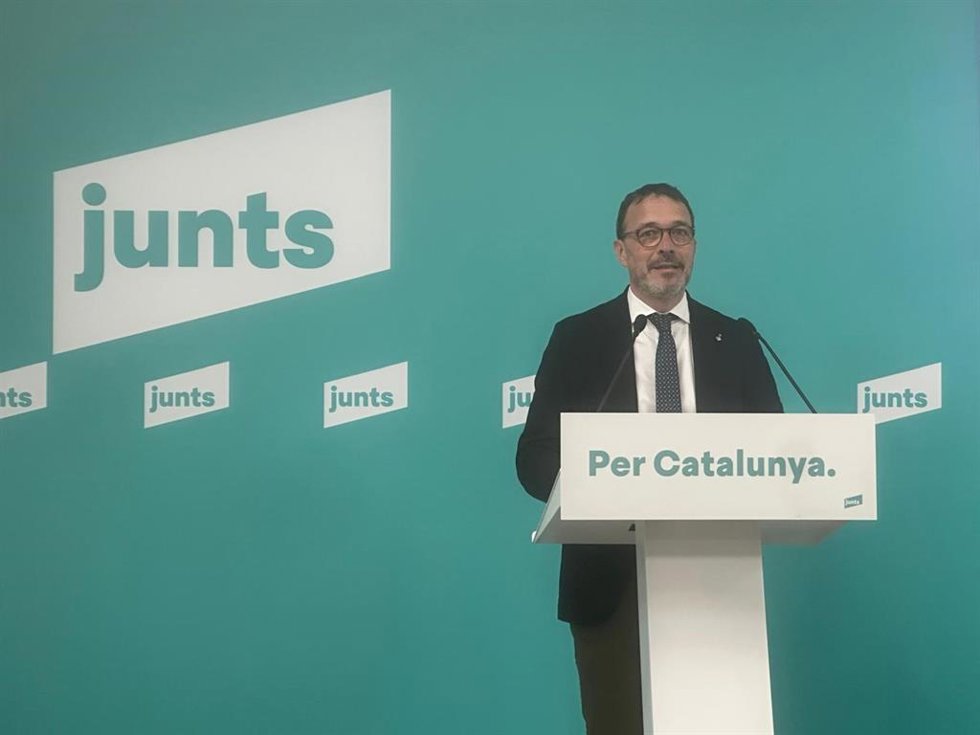 El portavoz de Junts, Josep Rius