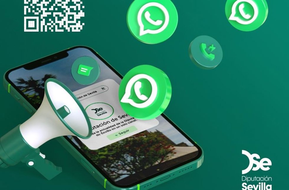 Imagen de recurso del canal de Whatsapp de la Diputación de Sevilla.