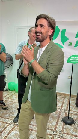 El candidato de Adelante Andalucía en Málaga, Luis Rodrigo, en una imagen de archivo.