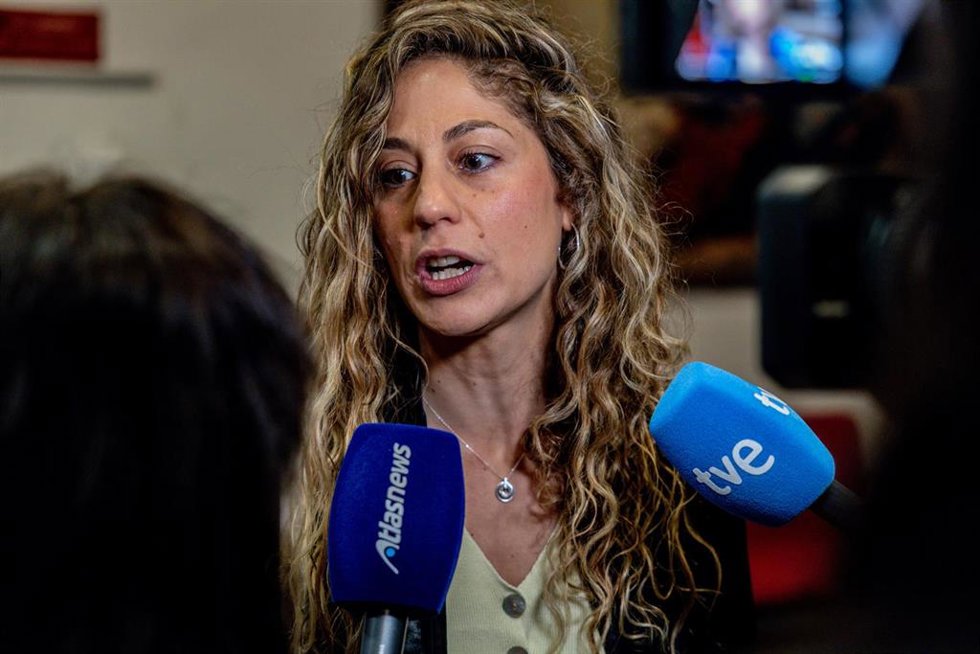 La coordinadora general de Sumar, Lara Hernández