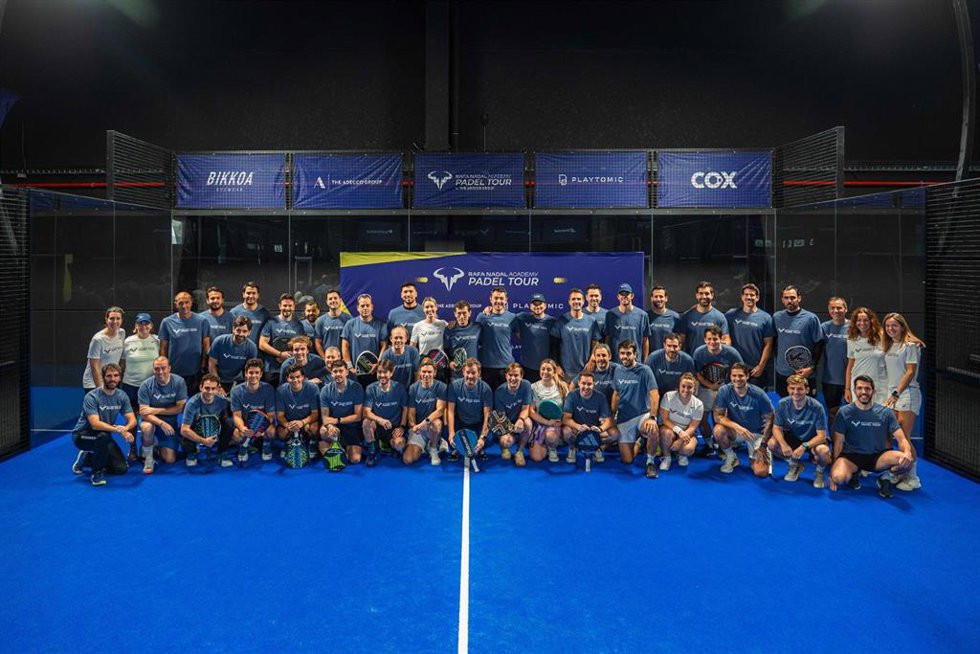 Archivo - Evento de presentación del Rafa Nadal Academy Pádel Tour 2026 en el club de pádel G24.