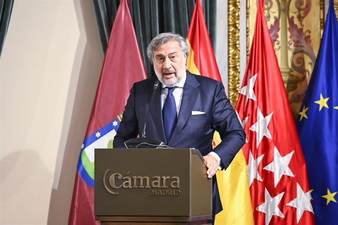 El presidente de la Cámara de Comercio de Madrid, Ángel Asensio