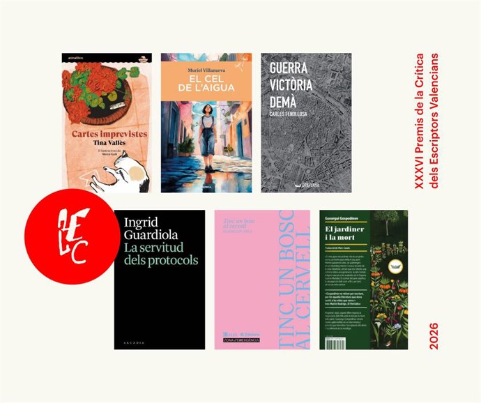Marc Casals, Carles Fenollosa e Ingrid Guardiola, entre los Premis de la Crítica dels Escriptors Valencians