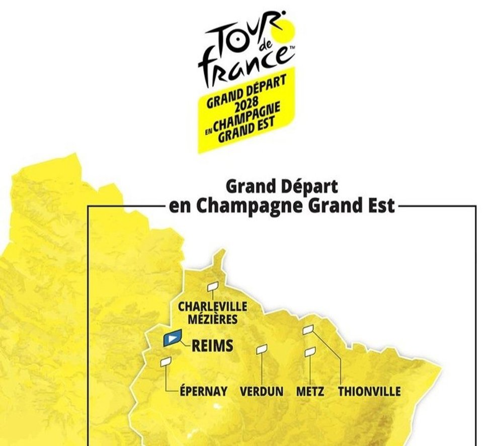 La Grand Départ del Tour regresará a Francia en 2028.