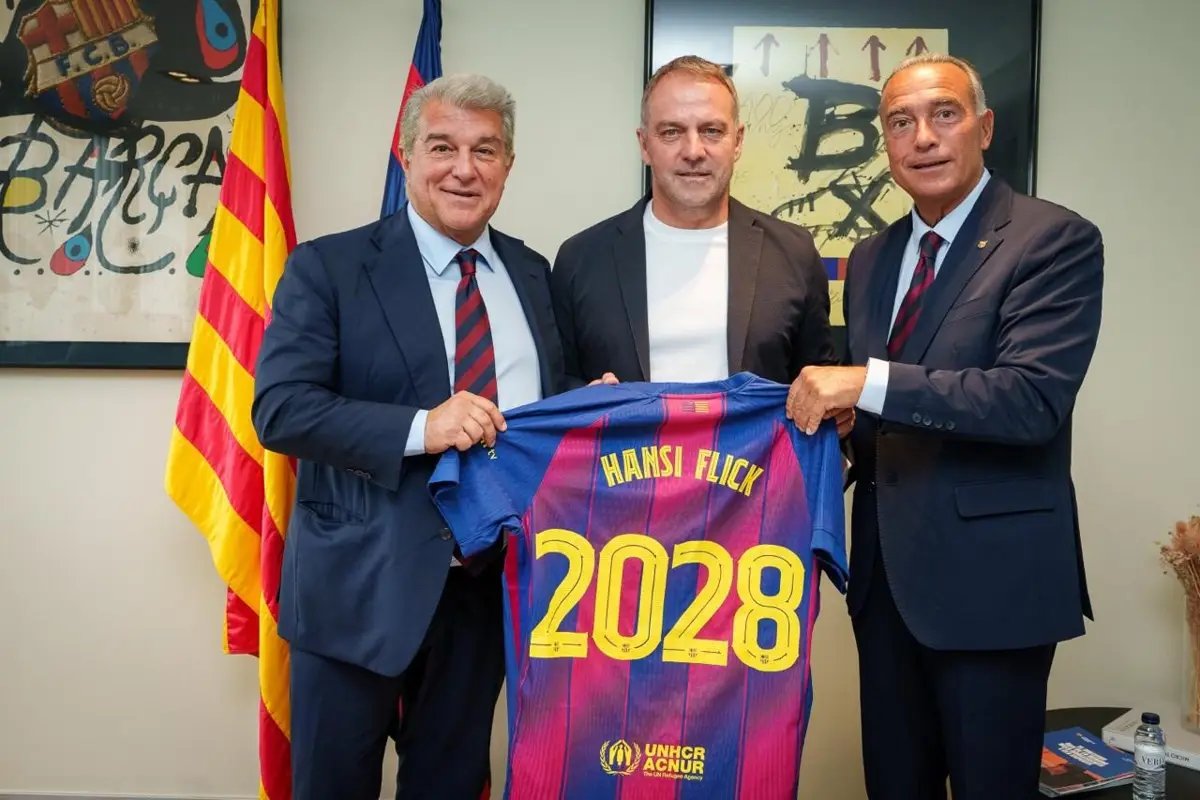 Hansi Flick, entrenador del FC Barcelona
