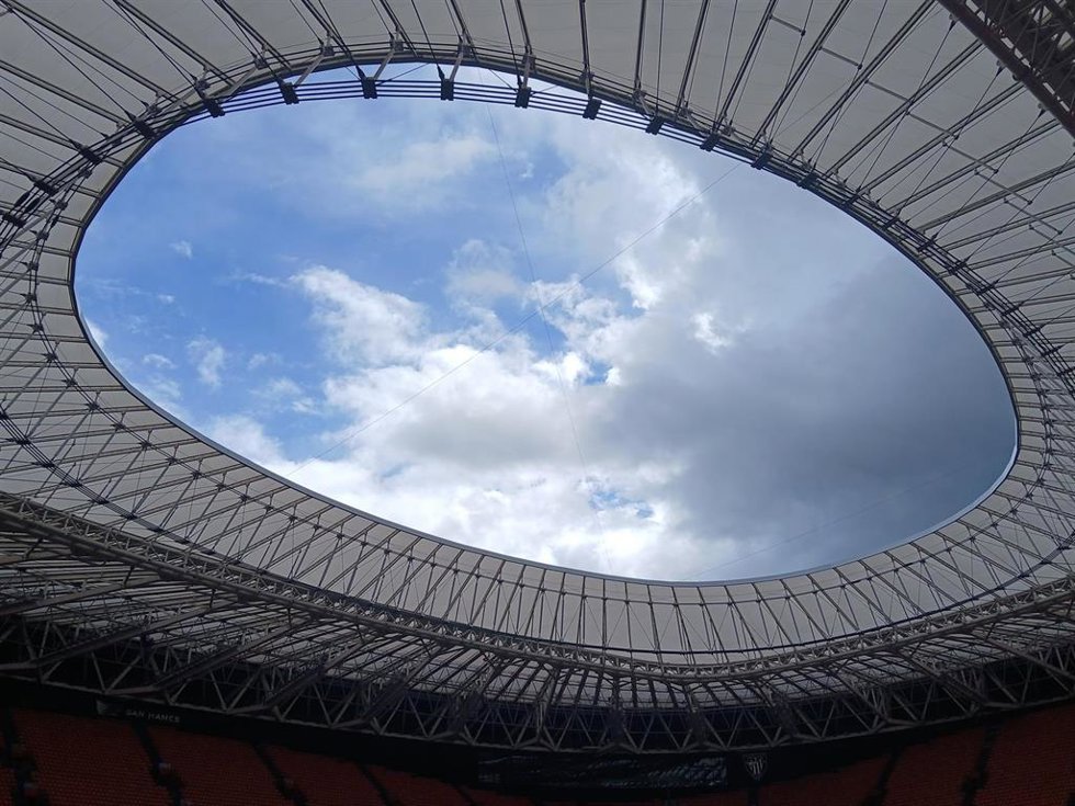 Archivo - Estadio de San Mamés en Bilbao.