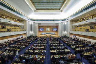 Imagen de la Asamblea Mundial de la Salud.
