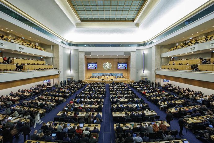 Imagen de la Asamblea Mundial de la Salud.