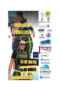 Cartel del Triatlón "Ciudad de Tomelloso"