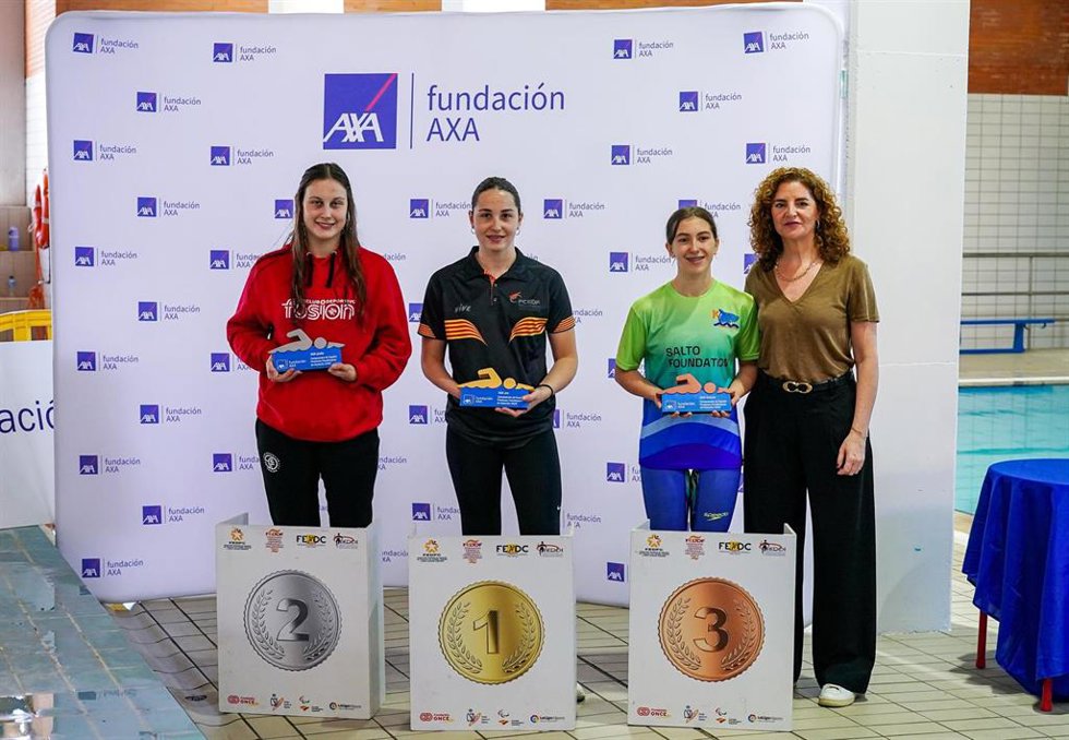 Berta Colomer, Yaiza Mata y Haizea Vázquez integraron el podio de la 15ª edición del Campeonato de España AXA de Promesas Paralímpicas de Natación