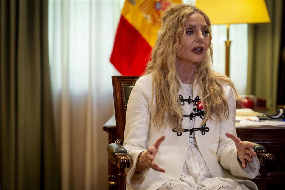 Archivo - La expresidenta del Observatorio contra la Violencia Doméstica y de Género del Consejo General del Poder Judicial, Ángeles Carmona, durante una entrevista para Europa Press, a 10 de julio de 2024, en Madrid (España). 