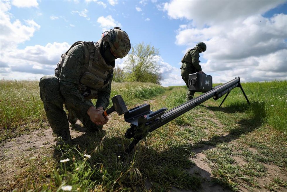 Militares del Ejército de Rusia en la provincia ucraniana de Jersón, parcialmente ocupada en el marco de la invasión lanzada en febrero de 2022 (archivo)