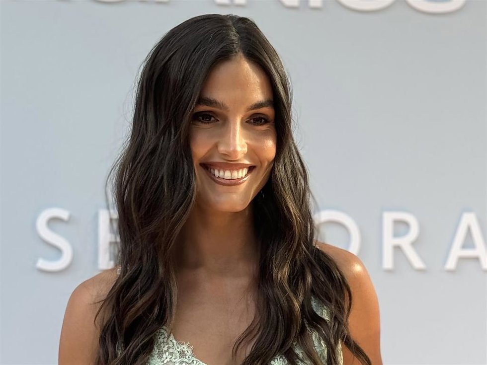 Gemma Pinto durante el evento de Goa Organics este lunes en Madrid