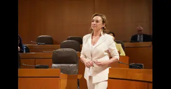 Carmen Rouco, de Vox, sustituye al 'popular' Fernando Ledesma como vicepresidenta primera de las Cortes de Aragón