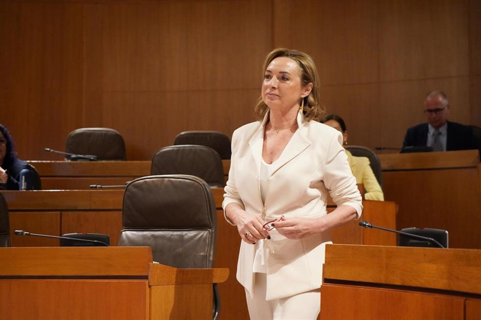 La nueva vicepresidenta primera de las Cortes de Aragón, Carmen Rouco.