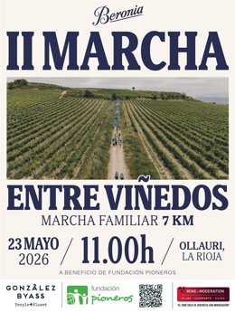 La II Marcha Solidaria de Beronia destinará su recaudación a Pioneros