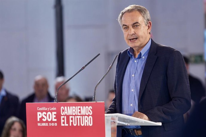 Archivo - El expresidente del Gobierno José Luis Rodríguez Zapatero