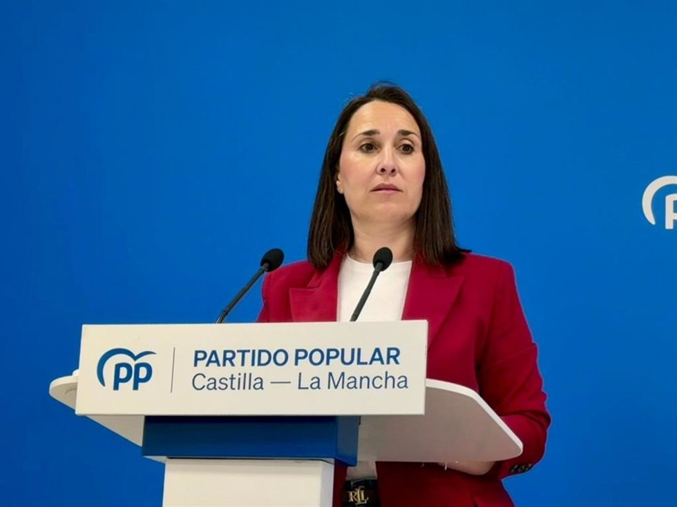 Archivo - La portavoz del Partido Popular de Castilla-La Mancha, Alejandra Hernández