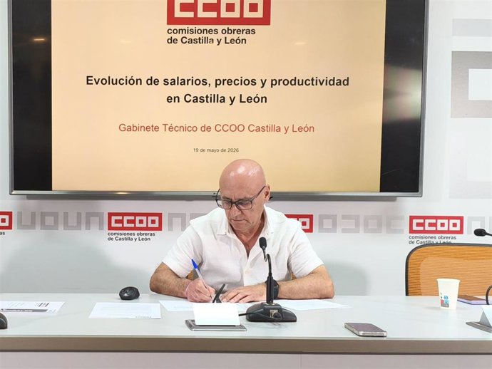 El secretario de Acción Sindical, Salud Laboral y Medioambiente de CCOO Castilla y León, Fernando Fraile.