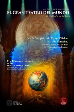 Archivo - Cartel de la representación del auto sacramental 'El Gran Teatro del Mundo'.