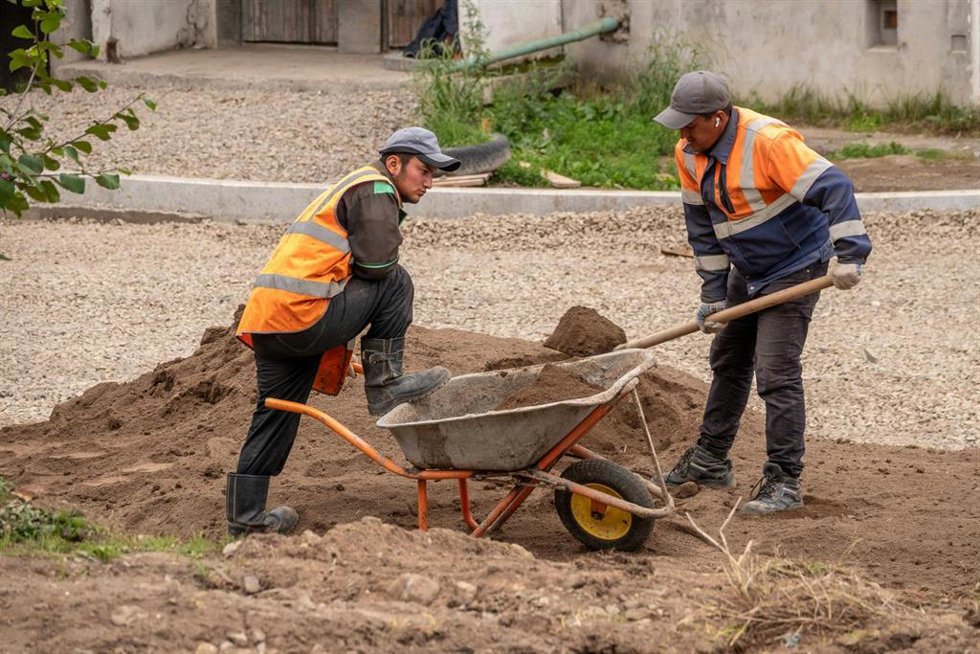 Trabajadores.