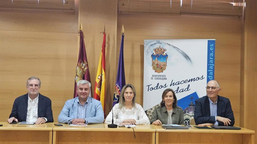 Rueda de prensa de la alcaldesa de Guadalajara, Ana Guarinos.