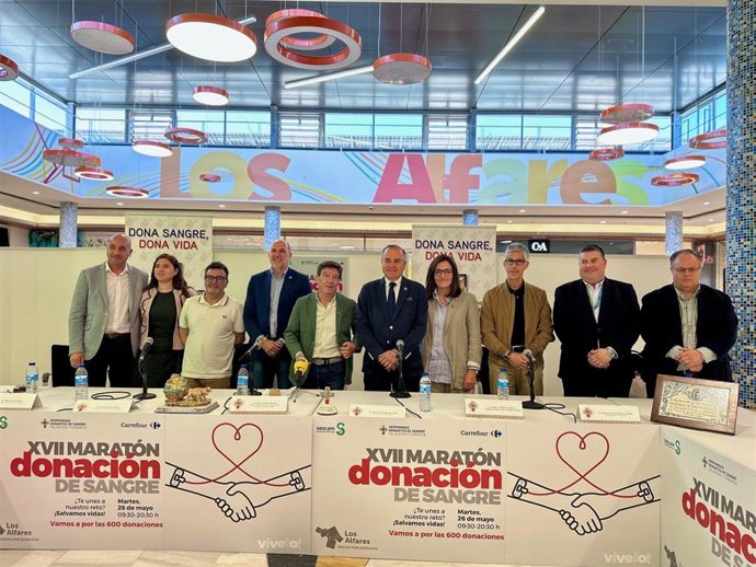 Presentación del XVII Maratón de Donación de Sangre.