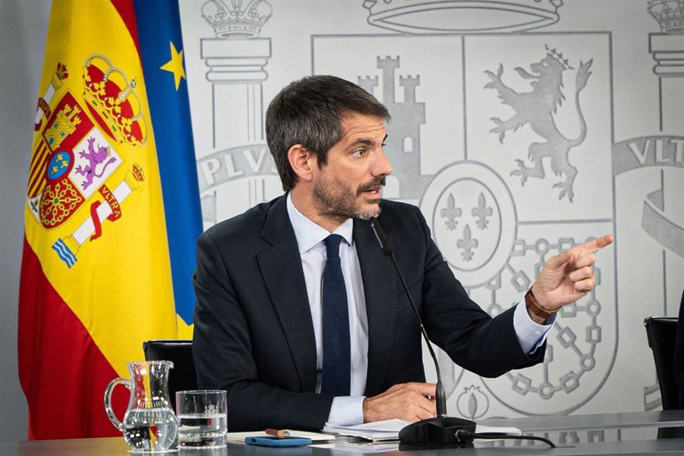 Comparecencia de prensa del ministro de Cultura, Ernest Urtasun.