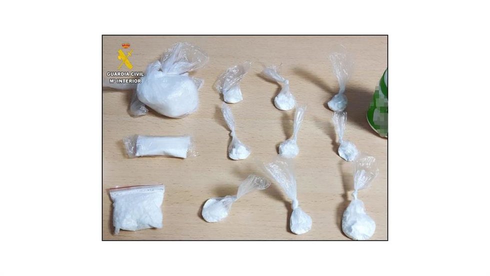 Detenido en Astudillo (Palencia) por transportar 57 gramos de cocaína