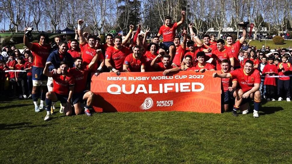 La selección masculina de Rugby XV, clasificada al Mundial.
