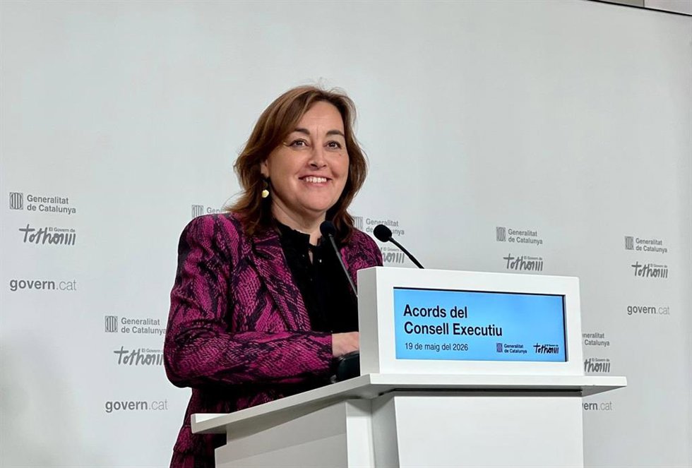 La consellera de Territorio, Vivienda y Transición Ecológica y portavoz de la Generalitat, Sílvia Paneque, en una rueda de prensa tras el Consell Executiu