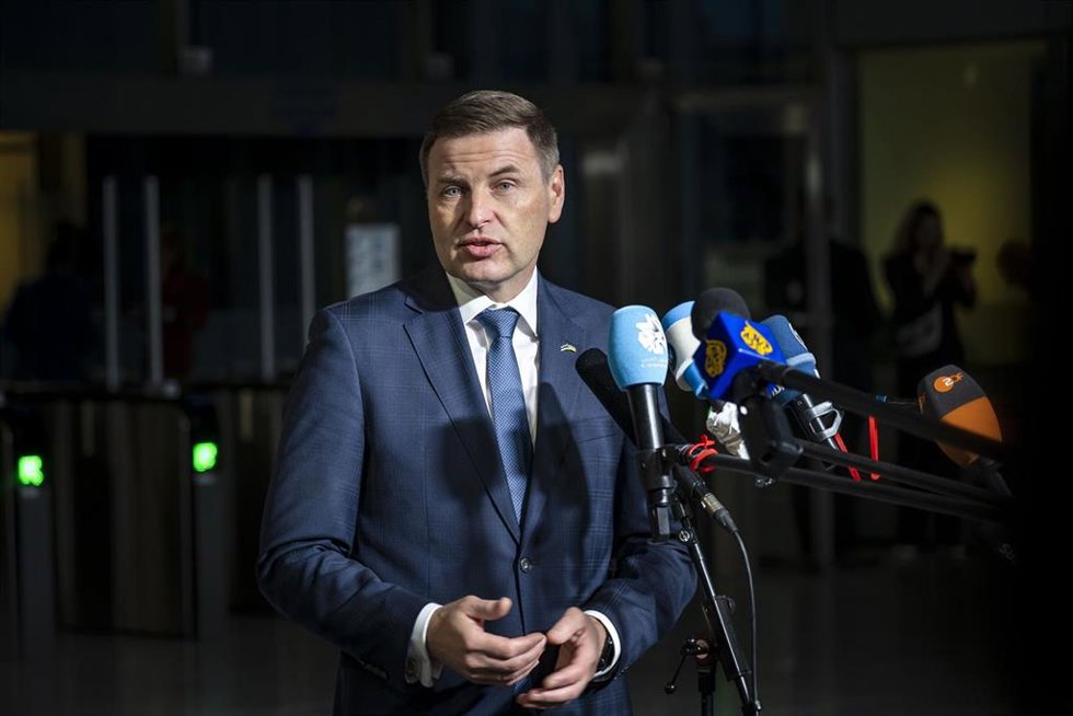 Archivo - Hanno Pevkur, ministro de Defensa de Estonia.