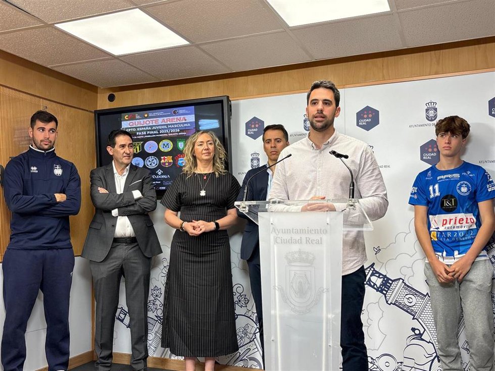 Presentación de la final de balonmano en Ciudad Real.