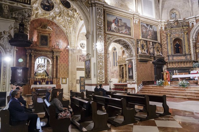 Archivo - Interior de la Iglesia de San Agustín, en una imagen de archivo.