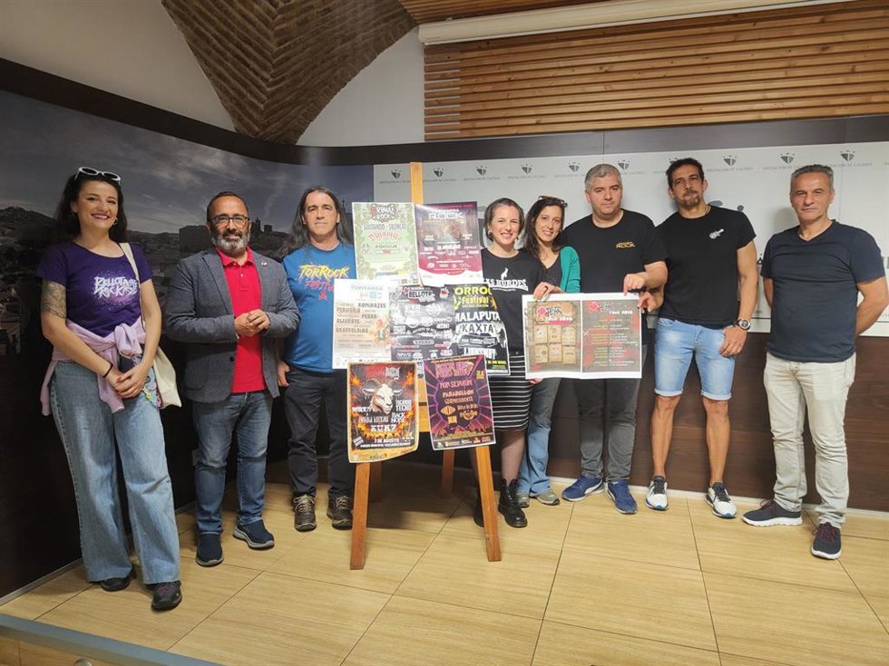 Presentación de los festivales autogestionados que se celebran este verano en los pueblos de la provincia de Cáceres