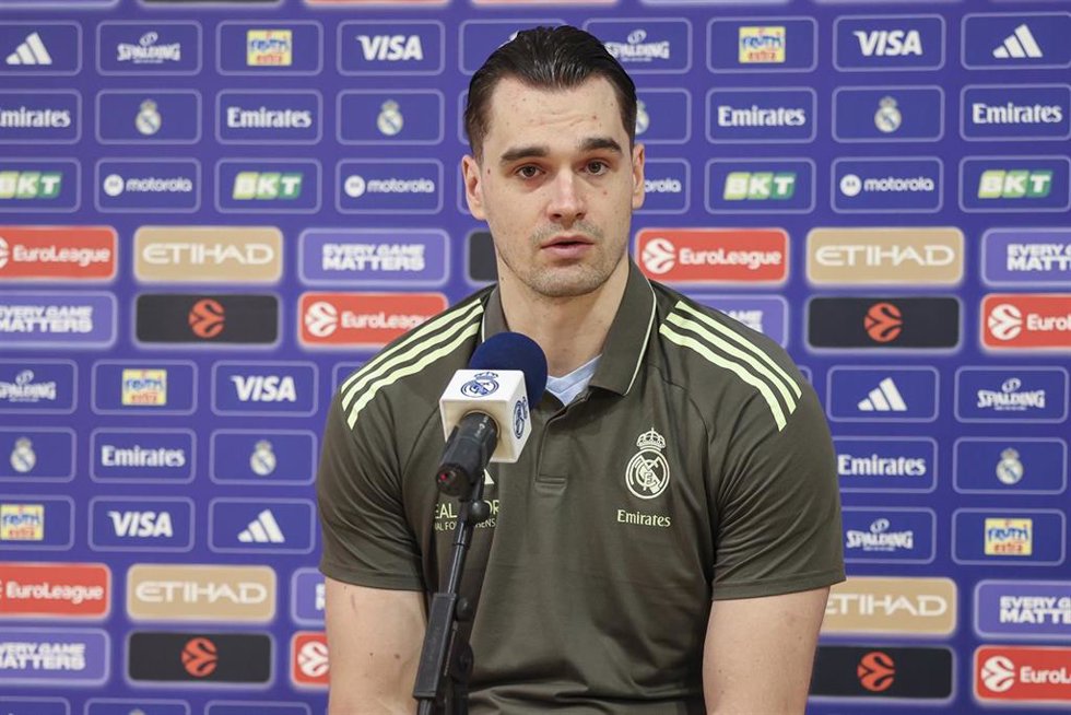 Mario Hezonja durante el Media Day de la Final Four de la Euroliga 25-26