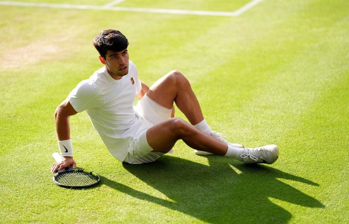 Archivo - El tennista Carlos Alcaraz 