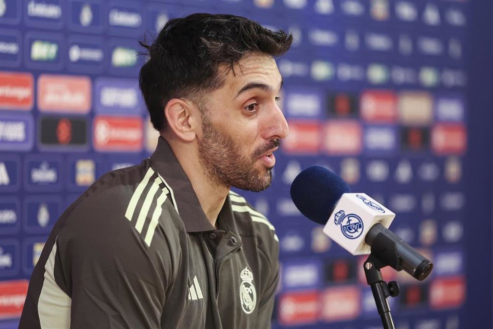 Facundo Campazzo durante el Media Day del Real Madrid previo a la Final Four de la Euroliga 25-26