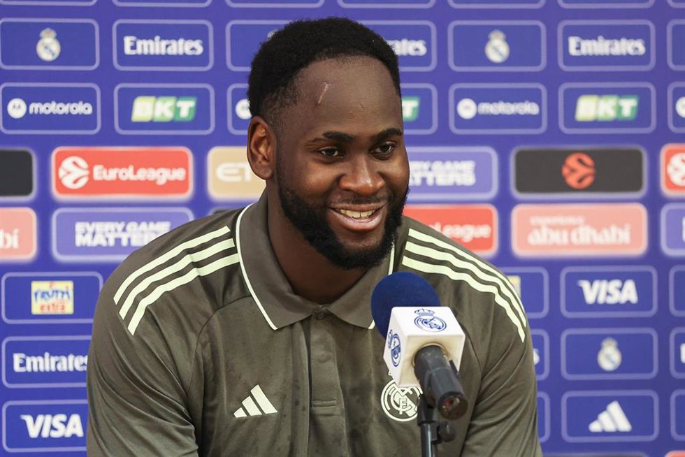 Usman Garuba durante el Media Day de la Final Four de la Euroliga 25-26