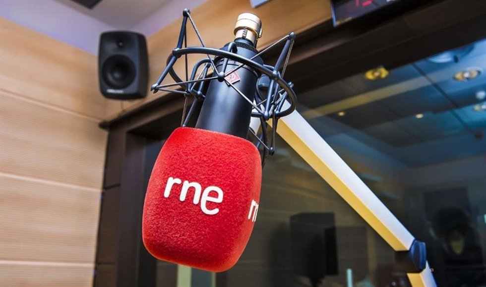 Micrófono de RNE en una foto de archivo.